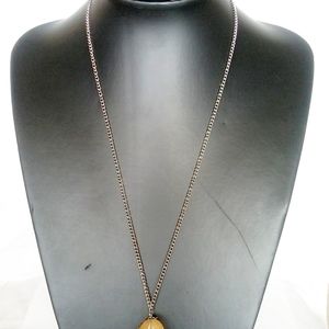 !Sale! Silver Chain Necklace with Stone Pendant